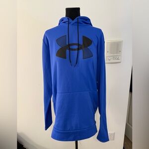 LG Men's Blue Hoodie with Black Logo
